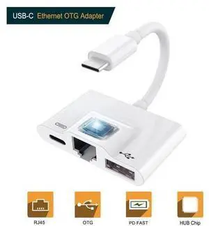 USB C Ethernet OTG Adapter Type C to RJ45 Port USB 3.0 Adapter USB-C Splitter Hub for iPad pro Google Pixel 3 HTC Ultra USB C Ethernet OTG Adapter Type C to RJ45 Port USB 3.0 Adapter USB-C Splitter Hub for iPad pro Google Pixel 3 HTC Ultra