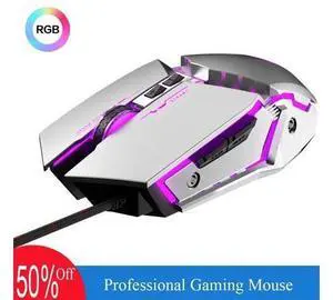 Gaming Mouse USB Computer Mouse Gamer Silent Mause With Backlight RGB Ergonomic Game Mouse LED 4800 DPI Mice For PC Laptop LOL Gaming Mouse USB Computer Mouse Gamer Silent Mause With Backlight RGB Ergonomic Game Mouse LED 4800 DPI Mice For PC Laptop LOL