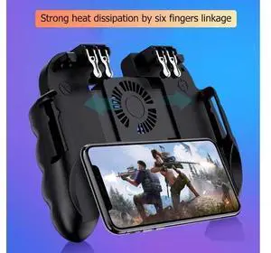 Mobile Phone Game Handle Controller Supporting smartphones with 4.7-6.0 inch Screen Joystick Trigger Gamepad for PUBG Games Mobile Phone Game Handle Controller Supporting smartphones with 4.7-6.0 inch Screen Joystick Trigger Gamepad for PUBG Games