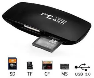 3.0 Multi-function Memory Card Reader 4 In 1 Adapter High Speed /Micro Cards Reader 3.0 Multi-function Memory Card Reader 4 In 1 Adapter High Speed /Micro Cards Reader