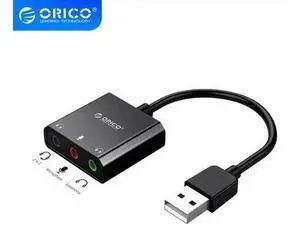 Sound Card External USB Interface 3.5mm Stereo Microphone Audio Volume Adjustment Free Drive Adapter for Laptop PS4 Headse Sound Card External USB Interface 3.5mm Stereo Microphone Audio Volume Adjustment Free Drive Adapter for Laptop PS4 Headse