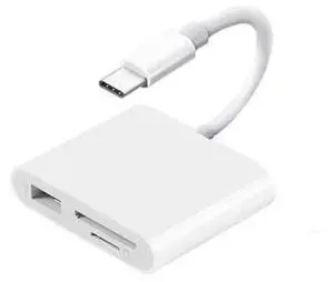 3-in-1 USB-C Card Reader USB Adapter Multifunctional OTG Type-C Phone Laptop Computer Accessories for Digital Memory Cards 3-in-1 USB-C Card Reader USB Adapter Multifunctional OTG Type-C Phone Laptop Computer Accessories for Digital Memory Cards