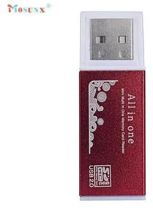 Advanced Reader Universal USB 2.0 All In 1 Multi SD TF Memory Card Reader for PC Computer Mobile phone High quality 1PC Advanced Reader Universal USB 2.0 All In 1 Multi SD TF Memory Card Reader for PC Computer Mobile phone High quality 1PC