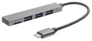 4 in 1 USB 3.1 Type-C Hub To USB 3.0 Magnesium Alloy Hub with TF Reader Slot 3 Port for MacBook Pro/Air 2018 4 in 1 USB 3.1 Type-C Hub To USB 3.0 Magnesium Alloy Hub with TF Reader Slot 3 Port for MacBook Pro/Air 2018