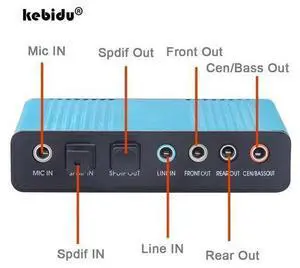 New arrival Professional USB Sound Card 6 Channel 5.1 Optical External Audio Card Converter CM6206 Chipset for Tablet New arrival Professional USB Sound Card 6 Channel 5.1 Optical External Audio Card Converter CM6206 Chipset for Tablet