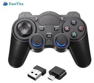 2.4G Hz Wireless Game Controller Gamepad Game Control Joystick with USB RF Receiver for micro USB Android TV Tablet r29 2.4G Hz Wireless Game Controller Gamepad Game Control Joystick with USB RF Receiver for micro USB Android TV Tablet r29