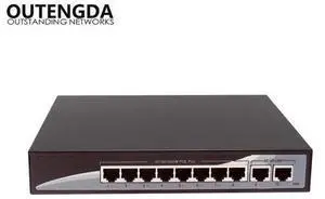 10 Port POE Switch 10/100/1000Mbps Poe Standard 802.3af/at Network Switch for IP Cameras and Wireless AP 10 Port POE Switch 10/100/1000Mbps Poe Standard 802.3af/at Network Switch for IP Cameras and Wireless AP