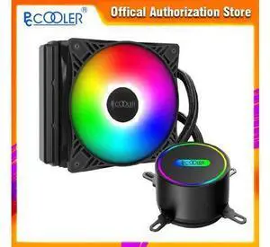 120/240VC CPU water cooling radiator LED 4PIN silent fan LED intelligent control for AM4 AM3 Intel 2011 2066 115X 120/240VC CPU water cooling radiator LED 4PIN silent fan LED intelligent control for AM4 AM3 Intel 2011 2066 115X