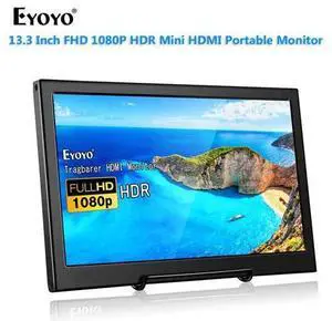 EM13 13.3" Portable IPS HDR 1920x1080 FHD Monitor Games LCD Screen With Mini Monitor For PS3 PS4 Xbox One 360 Display EM13 13.3" Portable IPS HDR 1920x1080 FHD Monitor Games LCD Screen With Mini Monitor For PS3 PS4 Xbox One 360 Display