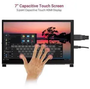 Arrival 7 Inch Touchscreen Monitor 1024x600P 7'' Display with Dual Speakers for Raspberry Pi 4B Screen with Stand Arrival 7 Inch Touchscreen Monitor 1024x600P 7'' Display with Dual Speakers for Raspberry Pi 4B Screen with Stand