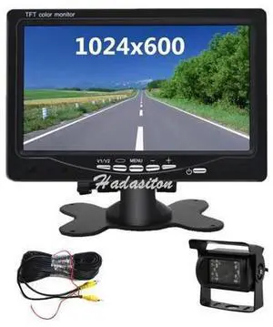 7" HD screen Car Monitor 1024*600 Security Monitor Parking assistance, Rearview camera optional 7" HD screen Car Monitor 1024*600 Security Monitor Parking assistance, Rearview camera optional