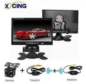 Universal 7'' 800*480 Color TFT LCD Car Monitor Display Wired Cameras Reverse Camera Parking System for Car Rear view Monitors Universal 7'' 800*480 Color TFT LCD Car Monitor Display Wired Cameras Reverse Camera Parking System for Car Rear view Monitors