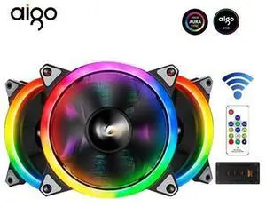 DR12 Pro Cooler Radiator PC Case Fan RGB 120mm Fan Adjust Fan Speed Mute IR AURA SYNC Fan Cooler Cooling RGB Computer Fan DR12 Pro Cooler Radiator PC Case Fan RGB 120mm Fan Adjust Fan Speed Mute IR AURA SYNC Fan Cooler Cooling RGB Computer Fan