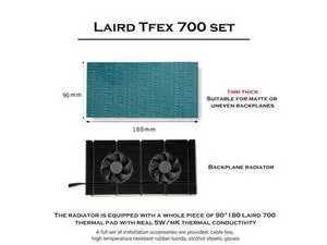 Backplate Memory Radiator For Nvidia RTX 3090 3080 Series Graphics Card VGA VRAM Alloy Panel Dual PWM Fan Cooling Cooler Backplate Memory Radiator For Nvidia RTX 3090 3080 Series Graphics Card VGA VRAM Alloy Panel Dual PWM Fan Cooling Cooler