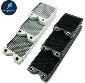 120/240/360/480mm*27mm Full Copper Radiator Computer Water Cooled Row black/white Heat Exchanger for PC water cooling 120/240/360/480mm*27mm Full Copper Radiator Computer Water Cooled Row black/white Heat Exchanger for PC water cooling