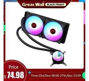 CPU Water Cooler RGB PC Aura Sync 12cm Fan Radiator for LGA 1150 1151 2011 2066 775 AM3+ AM4 ARGB CPU Liquid Cooling CPU Water Cooler RGB PC Aura Sync 12cm Fan Radiator for LGA 1150 1151 2011 2066 775 AM3+ AM4 ARGB CPU Liquid Cooling