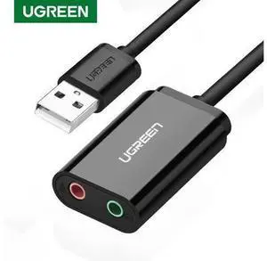 Sound Card External 3.5mm USB Adapter USB to Microphone Speaker Audio Interface for PS4 Pro Computer USB Sound Card Sound Card External 3.5mm USB Adapter USB to Microphone Speaker Audio Interface for PS4 Pro Computer USB Sound Card
