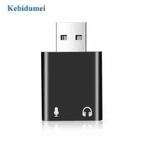 USB Sound Card USB To 3.5mm Audio Earphone Adapter External Sound Card 7.1 Audio Card For Mic Headphone Computer PC USB Sound Card USB To 3.5mm Audio Earphone Adapter External Sound Card 7.1 Audio Card For Mic Headphone Computer PC