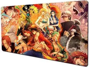 Large Mouse Pad Non-Slip Rubber Mousepad Anime Gaming Mouse Pad Waterproof Keyboard Desk Mouse Mat for Game Work Office Home Decor Computer Accessories Large Mouse Pad Non-Slip Rubber Mousepad Anime Gaming Mouse Pad Waterproof Keyboard Desk Mouse Mat for Game Work Office Home Decor Computer Accessories