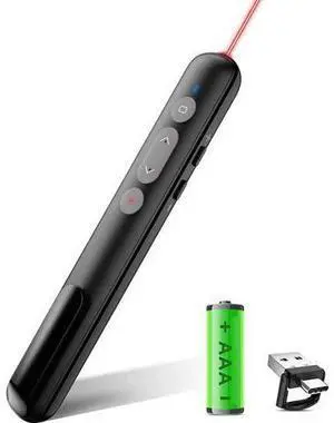 Wireless Presentation Clicker, 2 in 1 USB Type C Powerpoint Clicker with Laser Pointer, Clicker for Powerpoint Presentation Remote PPT PowerPoint Clicker for Mac,Computer, Keynote,Laptop Wireless Presentation Clicker, 2 in 1 USB Type C Powerpoint Clicker with Laser Pointer, Clicker for Powerpoint Presentation Remote PPT PowerPoint Clicker for Mac,Computer, Keynote,Laptop