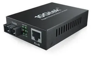 Gigabit Ethernet Media Converter, Built-in Multi-Mode SC SFP Fiber Module, 1310nm, MMF, Duplex, up to 2-KM, Dual SC Fiber to 10/100/1000Base-TX (UTP/STP/Cat5e/Cat6 RJ45) Gigabit Ethernet Media Converter, Built-in Multi-Mode SC SFP Fiber Module, 1310nm, MMF, Duplex, up to 2-KM, Dual SC Fiber to 10/100/1000Base-TX (UTP/STP/Cat5e/Cat6 RJ45)