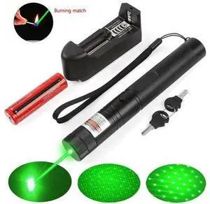 Green Laser Light Flashlight 532nm Lazer Pointer Adjustable Focus with Visible Torch Lights Burning Match for Camping Hunting Green Laser Light Flashlight 532nm Lazer Pointer Adjustable Focus with Visible Torch Lights Burning Match for Camping Hunting