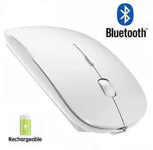 Mouse Rechargeable Wireless Mouse for MacBook ProWireless Mouse for Laptop PC Computer White Mouse Rechargeable Wireless Mouse for MacBook ProWireless Mouse for Laptop PC Computer White