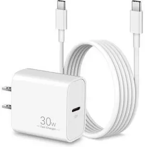 30W USB C Fast Charger for MacBook Air 13/12 inch M1/M2, 2022 2020 2019 2018 Laptop, iPhone 15/Pro Max/Plus, iPad Pro 12.9, 11 inch, Air 4th 5th, PD Wall Charging Block + 6FT USB-C Power Cord 30W USB C Fast Charger for MacBook Air 13/12 inch M1/M2, 2022 2020 2019 2018 Laptop, iPhone 15/Pro Max/Plus, iPad Pro 12.9, 11 inch, Air 4th 5th, PD Wall Charging Block + 6FT USB-C Power Cord