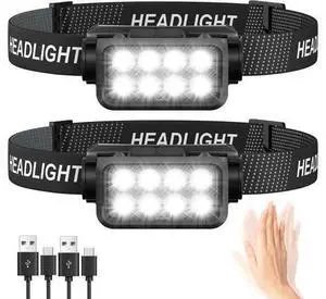 Rechargeable LED Headlamp 990000 High Lumens 10 Modes Zoomable Head Lamp 95 Hours Long Battery Life & 125° Adjustable & IPX7 Waterproof Super Bright Head Light for Outdoor Camping Hard Hat Rechargeable LED Headlamp 990000 High Lumens 10 Modes Zoomable Head Lamp 95 Hours Long Battery Life & 125° Adjustable & IPX7 Waterproof Super Bright Head Light for Outdoor Camping Hard Hat