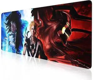 Large Mouse Pad for Non Slip Rubber Base Gaming Anime Mouse Pad for Computer Stitched Edges Ultra Thick 3 mm Wide & Long Mousepad 31.5 x 11.8 x 0.12 (Bleach-1) Large Mouse Pad for Non Slip Rubber Base Gaming Anime Mouse Pad for Computer Stitched Edges Ultra Thick 3 mm Wide & Long Mousepad 31.5 x 11.8 x 0.12 (Bleach-1)