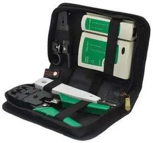 5Pcs/Set Network Ethernet Cable Tester Rj45 Kit Crimper Crimping Tools Punch Down Rj11 Cat6 Wire Detector Qjy99 Stripping Crimpi 5Pcs/Set Network Ethernet Cable Tester Rj45 Kit Crimper Crimping Tools Punch Down Rj11 Cat6 Wire Detector Qjy99 Stripping Crimpi