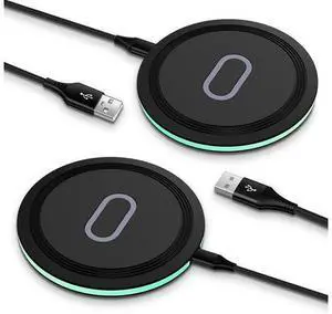 Fast Wireless Charger Pad 2 Pack 15W Wireless Charging Pad Fast Charging Station for Galaxy S24 S25 S23 FE S23 S22 S21 Note 20 iPhone 16 15 14 13 Pro Max Google Pixel 9 8a 8Pro 7a 7 Fast Wireless Charger Pad 2 Pack 15W Wireless Charging Pad Fast Charging Station for Galaxy S24 S25 S23 FE S23 S22 S21 Note 20 iPhone 16 15 14 13 Pro Max Google Pixel 9 8a 8Pro 7a 7