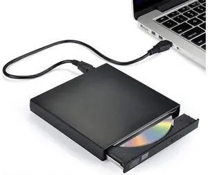 External CD DVD Drive, USB 2.0 Slim Protable External CD-RW Drive DVD-RW Burner Writer Player for Laptop Notebook PC Desktop Computer, Black External CD DVD Drive, USB 2.0 Slim Protable External CD-RW Drive DVD-RW Burner Writer Player for Laptop Notebook PC Desktop Computer, Black