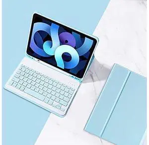 YEEHi iPad Mini 6th Generation Keyboard Case Cute Color Keyboard iPad Mini 6 2021 Detachable Bluetooth Keyboard Cover with Pencil Holder (LightBlue) YEEHi iPad Mini 6th Generation Keyboard Case Cute Color Keyboard iPad Mini 6 2021 Detachable Bluetooth Keyboard Cover with Pencil Holder (LightBlue)