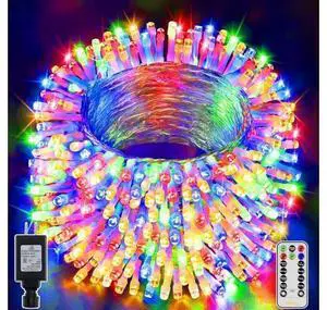 Ollny Christmas Lights Outdoor, 400LED 132FT Christmas Tree Lights Waterproof, Multicolor String Lights with 8 Modes,Timer, Memory Function, Xmas Lights for House Indoor Outside Decorations Ollny Christmas Lights Outdoor, 400LED 132FT Christmas Tree Lights Waterproof, Multicolor String Lights with 8 Modes,Timer, Memory Function, Xmas Lights for House Indoor Outside Decorations