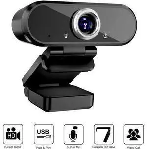 WISDUM HD 1080P Webcam Microphone Streaming Computer Web Camera Video Calling Conferencing Recording USB Webcams for PC Laptop Desktop WISDUM HD 1080P Webcam Microphone Streaming Computer Web Camera Video Calling Conferencing Recording USB Webcams for PC Laptop Desktop