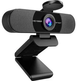 EMEET 1080P Webcam with Microphone, C960 Web Camera, 2 Mics Streaming Webcam with Privacy Cover, 90°View Computer Camera, Plug&Play USB Webcam for Calls/Conference, Zoom/Skype/YouTube, Laptop/Desktop EMEET 1080P Webcam with Microphone, C960 Web Camera, 2 Mics Streaming Webcam with Privacy Cover, 90°View Computer Camera, Plug&Play USB Webcam for Calls/Conference, Zoom/Skype/YouTube, Laptop/Desktop
