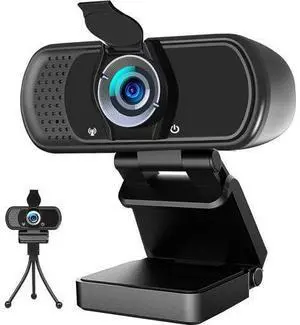 Webcam 1080p, Webcam with Microphone, USB Web Camera 110°Wide View, Plug and Play Computer Camera, Laptop Desktop Webcam for Conferencing Recording,Webcam Tripod and Privacy Cover Include Webcam 1080p, Webcam with Microphone, USB Web Camera 110°Wide View, Plug and Play Computer Camera, Laptop Desktop Webcam for Conferencing Recording,Webcam Tripod and Privacy Cover Include