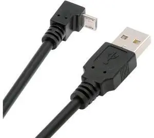 Up Angled 90 Degree Micro USB 5Pin to USB 2.0 Type-A Data Charge Cable for Phone Tablet Camera 100cm Up Angled 90 Degree Micro USB 5Pin to USB 2.0 Type-A Data Charge Cable for Phone Tablet Camera 100cm