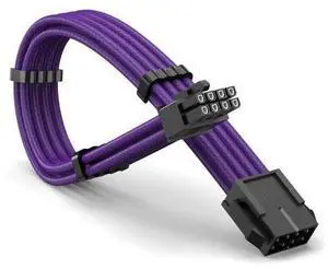 GPU 8Pin (6+2) Extension Cable 30cm Male to Female, 18AWG Tinned Copper, Color Nylon Braided, ATX PSU Power Cord for Graphics Cards (Purple) GPU 8Pin (6+2) Extension Cable 30cm Male to Female, 18AWG Tinned Copper, Color Nylon Braided, ATX PSU Power Cord for Graphics Cards (Purple)