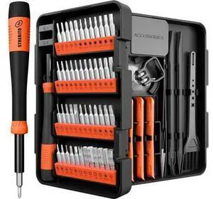 Precision Screwdriver Set 58 in 1 Small Screwdriver Set with Torx, Triwing, Pentalobe Star, Mini Repair Tool Kit for Computer, PC, Laptop, Phone, PS5, X-BOX, S-witch, Eyeglasses, Electronic Precision Screwdriver Set 58 in 1 Small Screwdriver Set with Torx, Triwing, Pentalobe Star, Mini Repair Tool Kit for Computer, PC, Laptop, Phone, PS5, X-BOX, S-witch, Eyeglasses, Electronic
