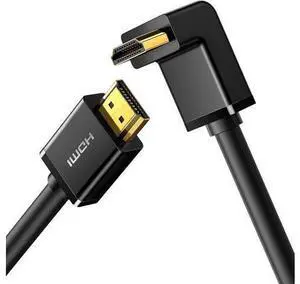 UGREEN HDMI Cable Right Angle 4K 90 Degree HDMI Cord High Speed Down Angle HDMI 2.0 Cable, 4K@60Hz HD 3D 1080P ARC Compatible for Laptop Monitor Nintendo Switch Xbox PS5 PC TV 6.6FT UGREEN HDMI Cable Right Angle 4K 90 Degree HDMI Cord High Speed Down Angle HDMI 2.0 Cable, 4K@60Hz HD 3D 1080P ARC Compatible for Laptop Monitor Nintendo Switch Xbox PS5 PC TV 6.6FT