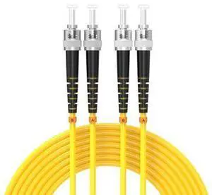 30Meters 100ft ST/UPC-ST/UPC Single-Mode Fiber Optic Cable ST to ST OS2 Jumper Optical Patch Cord Duplex 9/125um Yellow ST-ST 30Meters 100ft ST/UPC-ST/UPC Single-Mode Fiber Optic Cable ST to ST OS2 Jumper Optical Patch Cord Duplex 9/125um Yellow ST-ST