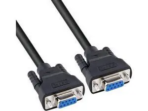 DTech 15 ft Straight Through Serial DB9 Cable Female to Female 9 Pin COM Port Cord for Data Communication (5 Meter. Black) DTech 15 ft Straight Through Serial DB9 Cable Female to Female 9 Pin COM Port Cord for Data Communication (5 Meter. Black)
