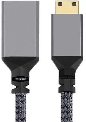 CY Mini HDMI to HDMI Cable,Mini HDMI 1.4 Male to HDMI Female 4K Extension Cable for DV MP4 Camera DC Laptop CY Mini HDMI to HDMI Cable,Mini HDMI 1.4 Male to HDMI Female 4K Extension Cable for DV MP4 Camera DC Laptop