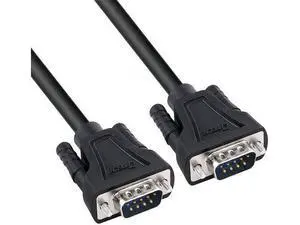 DTech DB9 9 Pin Serial Cable 6ft Male to Male RS232 Straight Through, Laptop DTech DB9 9 Pin Serial Cable 6ft Male to Male RS232 Straight Through, Laptop