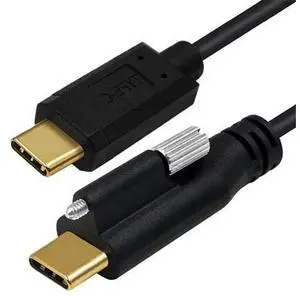 USB C to C Cable,USB C Male to Male Fast Charging Data Transfer Extension Cable with Screws USB C to C Cable,USB C Male to Male Fast Charging Data Transfer Extension Cable with Screws