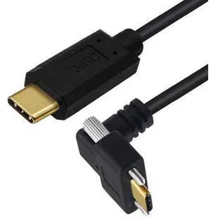 USB C to C Cable,USB C Male to Male Fast Charging Data Transfer 90 Degree Angled Extension Cable with Screws USB C to C Cable,USB C Male to Male Fast Charging Data Transfer 90 Degree Angled Extension Cable with Screws