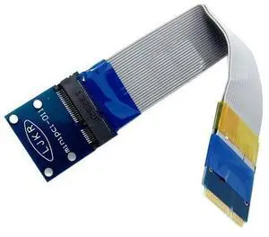 Flexible Mini PCI Express PCI-e Mini Card Extender 52pin Male to Female Extension FFC Cable for SSD LAN Card Flexible Mini PCI Express PCI-e Mini Card Extender 52pin Male to Female Extension FFC Cable for SSD LAN Card