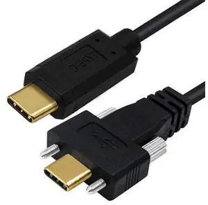 USB C to C Cable,USB C Male to Male Fast Charging Data Transfer Extension Cable with Dual Screws USB C to C Cable,USB C Male to Male Fast Charging Data Transfer Extension Cable with Dual Screws